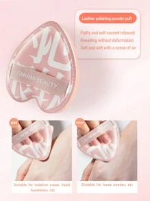 2 piezas de borlas de caramelo suaves y que no se deshacen. Hechas de esponja de alta densidad, proporcionan una textura perfecta para la aplicación de maquillaje. Su diseño las hace ideales tanto para uso seco como húmedo. Fáciles de llevar durante los viajes, maquillaje, económicas, decoración de habitaciones, tocador, viajes, dormitorio, accesorios de maquillaje, borla, difuminador de maquillaje, borla de polvo, esponja de maquillaje - Rosa Pálido - Ver 3