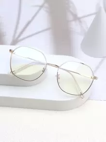 1 Pair Stainless Steel Light Geometric Women Eyeglasses