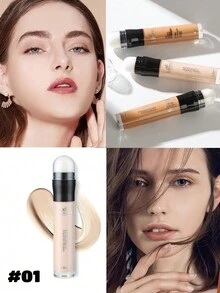 2 X 4 Color Concealer Pencils And Concealer Sticks Moisturizing Makeup Concealer Liquid Concealer, 2 Piece Long Lasting Waterproof Pink Up Makeup Face Makeup Product Pink Up Concealer - #01+#03 - View 2