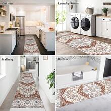 Laundry Room Rug Long  Hallway Rug Runner Kitchen Mat, Soft Non Slip Machine Washable Stair Carpet Runner for Hall Living Room Bedroom Sunroom Hardwood Floors - Multicolor - View 9