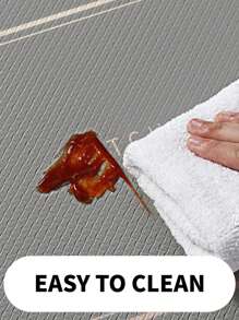 1pc  Style Light Gray Anti-Fatigue Kitchen Floor Mat Made Of Pu Material, Shockproof, Easy To Clean, Gentle On Feet, Relieves Pressure, Scratch-Resistant, Waterproof Home Bathroom Decor Bath Rug Floor Carpet Outdoor Rug Door Mat Fall Decor Bathroom Accessories Back To School Entryway Decor - Light Grey - View 9