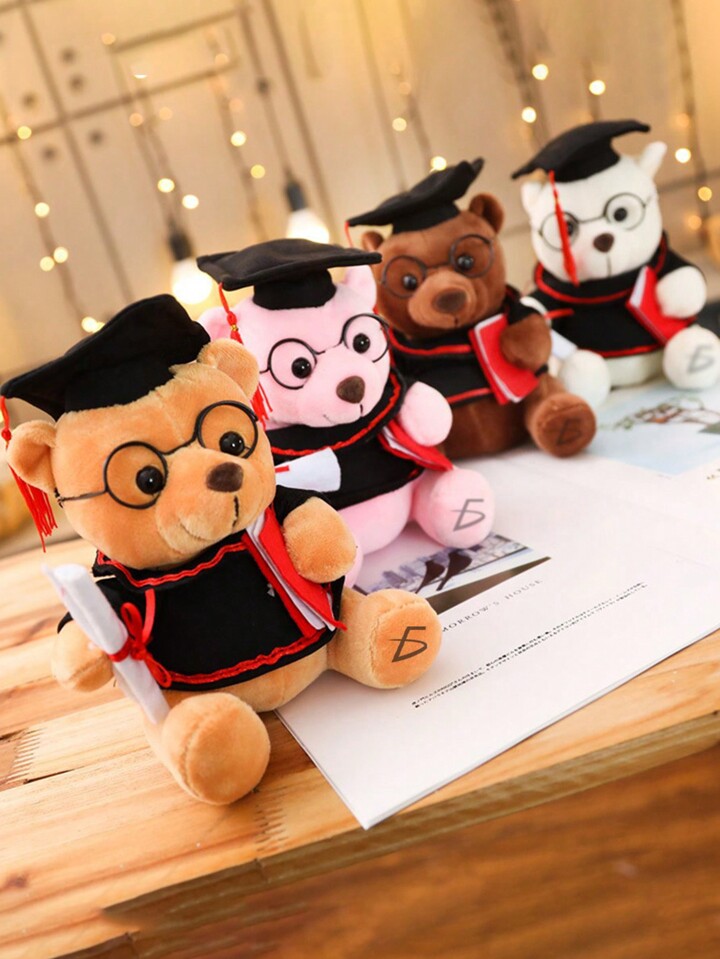 Ele-Gate Personalized Teddy Bear With Studious Graduation Glasses – The Ideal Gift To Celebrate Graduation"