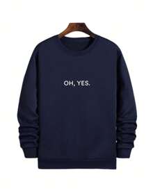 Men Sweatshirts - 藍色 - 查看 1