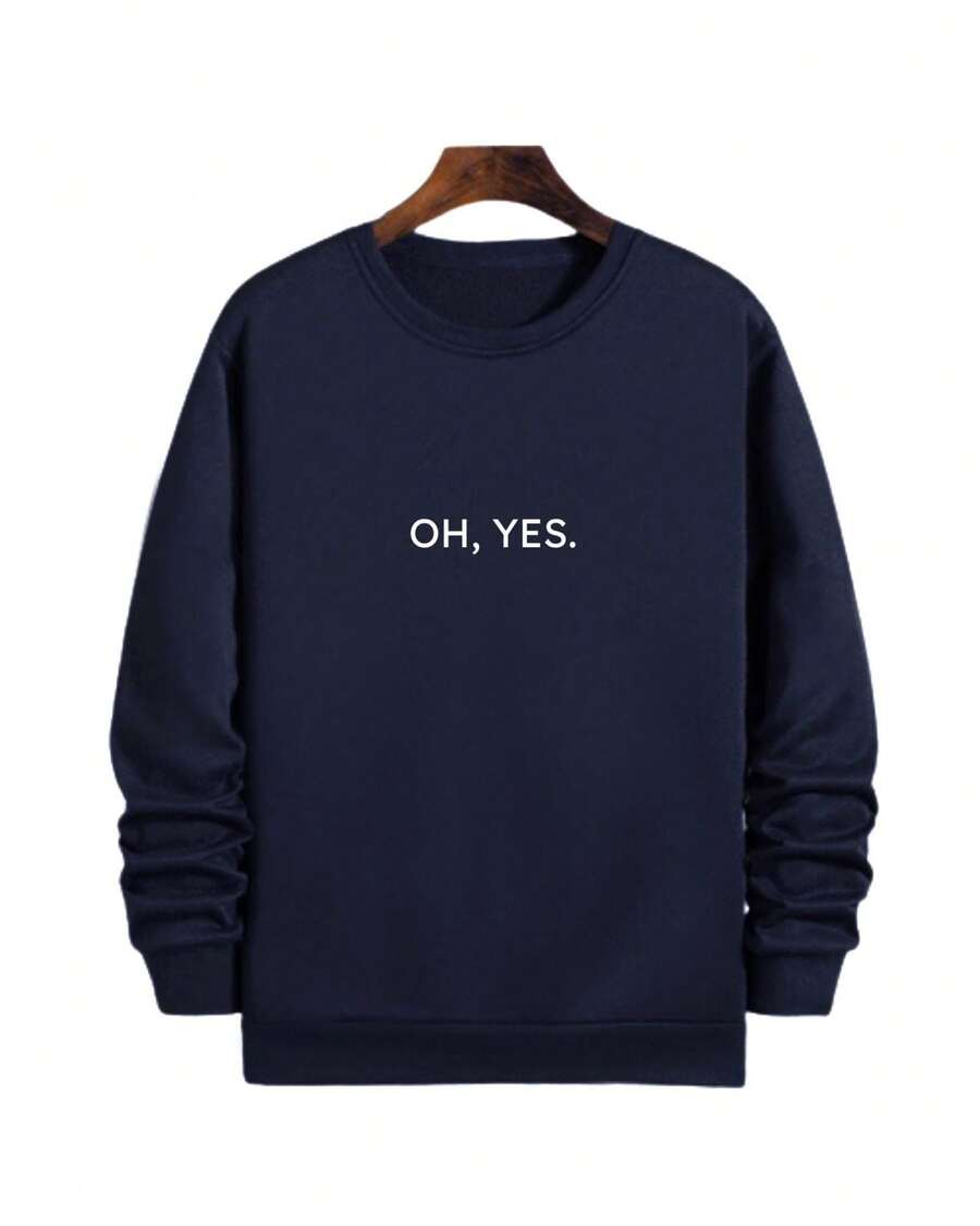 Men Sweatshirts - 藍色 - 查看 1