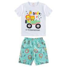 Kit 6 Peças Infantil Juvenil Menino Verão Roupa Calor 4 Conjunto Masculino Tamanhos 1 a 16 anos - Multicolorido - Visão 8