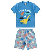 Kit 6 Peças Infantil Juvenil Menino Verão Roupa Calor 4 Conjunto Masculino Tamanhos 1 a 16 anos - Multicolorido - Visão 6
