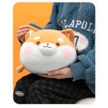 Miniso 趣味柴犬枕头-毛绒玩具枕头午睡枕头 - 黃色 - 查看 2