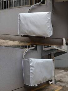 1 pièce Housse de protection argent pour unité extérieure de climatiseur