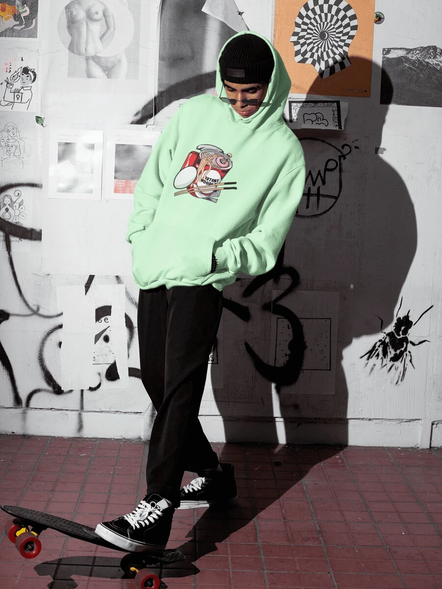 Men Sweatshirts - 薄荷綠 - 查看 1