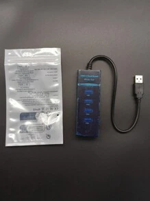 4-Port USB Hub Splitter - Black - View 11