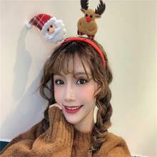 Sequin Christmas Tree & Reindeer Party Headband,Christmas