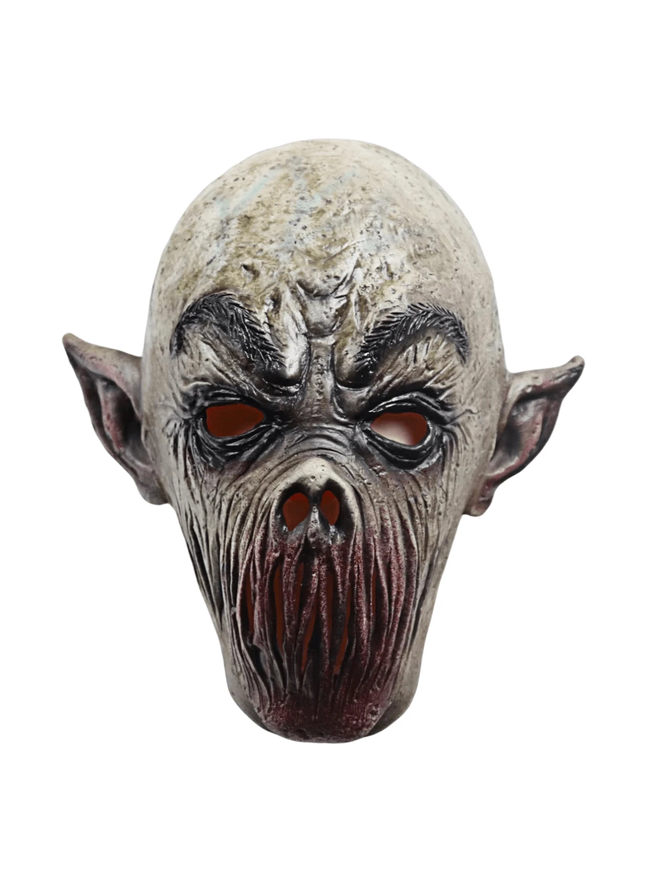 Xám Mủ cao su Chất liệu Quái vật Mặt nạ , Trang phục Halloween Phụ kiện , 25cm ( H ) X 28CM ( W ) - Xám - Xem 1