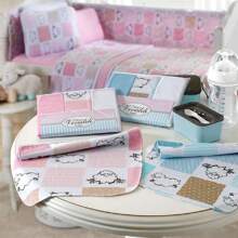 Baby Bedding Sets - Màu Hồng baby - Xem 5