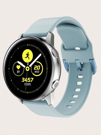 1 条硅胶运动表带，适用于三星 Galaxy Watch Active/Active 2 Watch4/5/6，男女皆宜 - 20/22 毫米，可作为返校学生的礼物