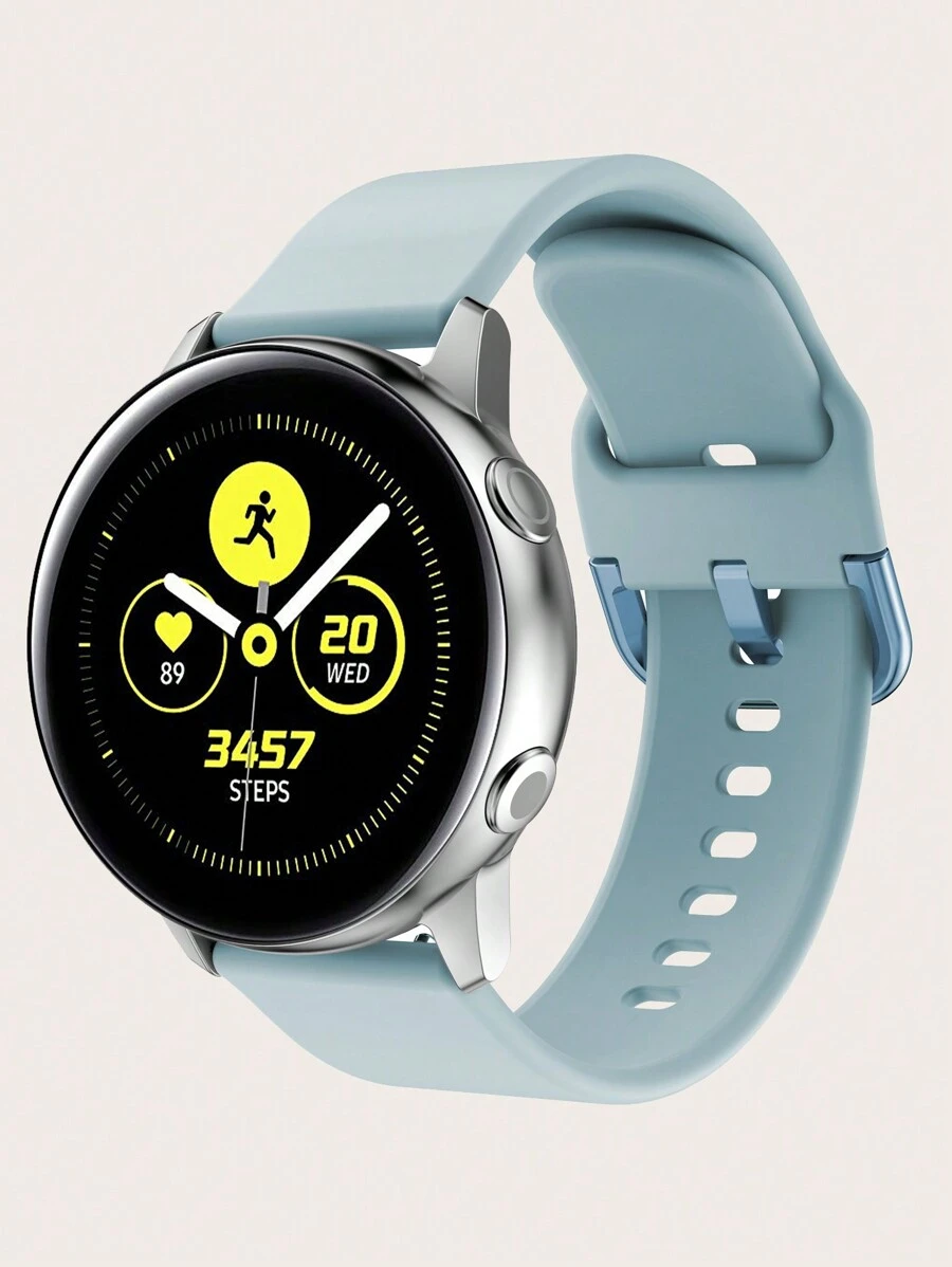 1 pezzo Cinturino per orologio sportivo in silicone compatibile con Samsung Galaxy Watch Active/Active 2 Watch4/5/6 per uomini e donne - 20/22mm come regalo per gli studenti che ritornano a scuola