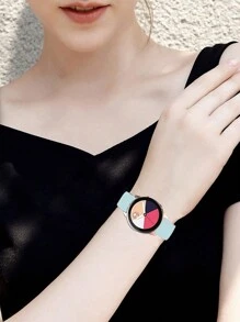 1 pezzo Cinturino per orologio sportivo in silicone compatibile con Samsung Galaxy Watch Active/Active 2 Watch4/5/6 per uomini e donne - 20/22mm come regalo per gli studenti che ritornano a scuola