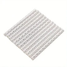 12pcs Outdoor Bicycle Colorful Reflective Spoke Clip Mountain Bike Steel Wire Warnning Reflector Decorative Wheel Rim Light Cycling Accessory - White - View 1