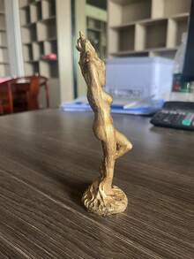 1個森林女神樹脂雕像花園雕塑家居裝飾藝術收藏品,批發 - 棕色 - 查看 5