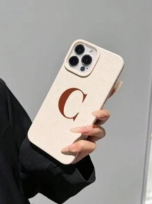 1pc Letter Pattern Anti-drop Tpu Soft Phone Case - Multicolor - View 5