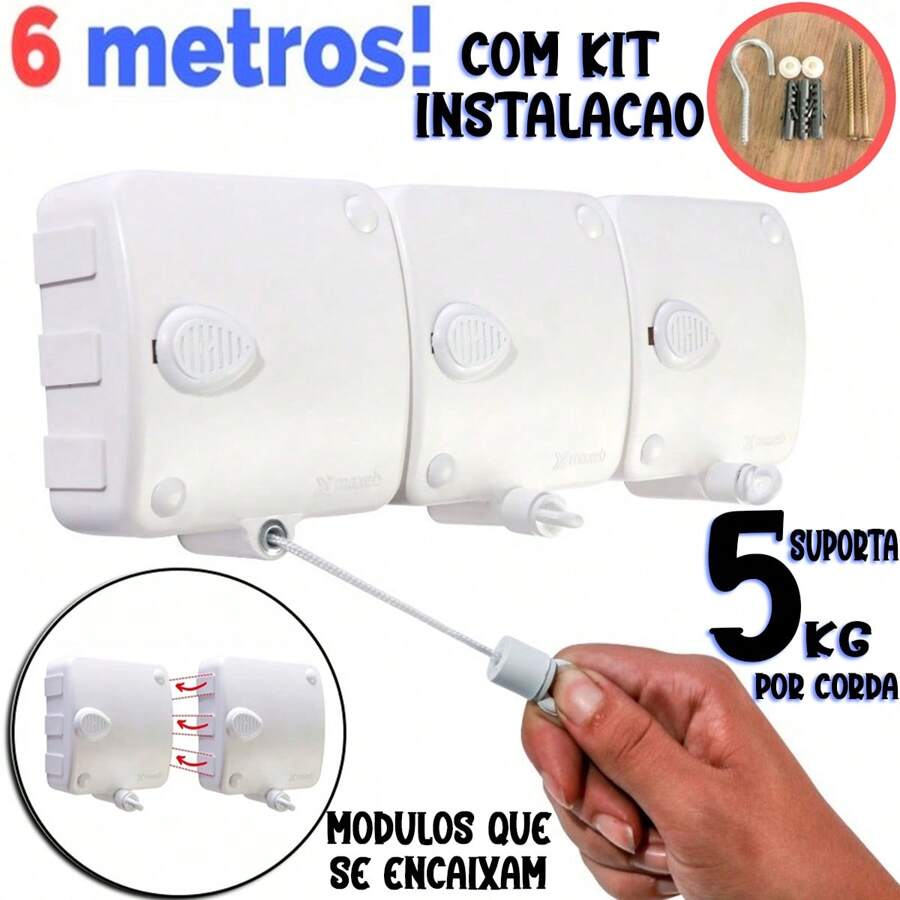 Clotheslines - trắng - Xem 1
