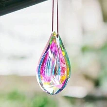 1 pezzo Decorazioni 75mm colorato drago occhio cristallo , giardino