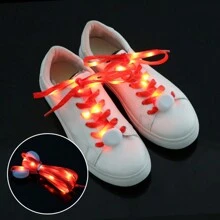 Cordón Luminoso Led Rojo Para Fiestas Nocturnas, Bailar, Correr, Patinar, Cordones Luminosos - Rojo - Ver 2