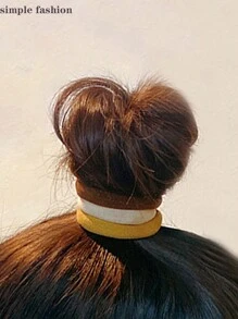 50条高弹力橡皮筋毛巾发圈套装，DIY美发造型配件，美发工具，美容配件，卷发配件，头发，发饰，发饰，配件，秋季发饰，旅行，美发工具，女士配件，美发用品，秋季，头发，发饰，配件，旅行发饰，女士配件，发饰，女士发饰，美发工具，美发用品，用品，美容配件，礼物，旅行，女士礼物，美发用品，圣诞礼物 - 彩色 - 查看 2