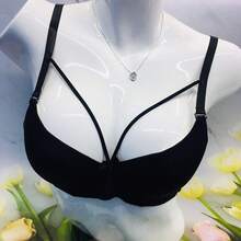 brasier Sujetador con aro con tiras cruzadas formas de una x equis - Multicolor - Ver 4