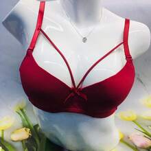 brasier Sujetador con aro con tiras cruzadas formas de una x equis - Multicolor - Ver 5