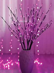 Luz De Rama De Árbol Rosa Con Led - Rosa - Ver 3