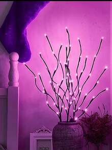 Luz De Rama De Árbol Rosa Con Led - Rosa - Ver 4