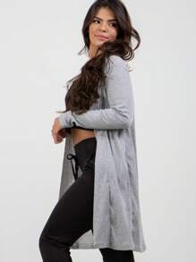 Women Cardigans - Grey - View 2