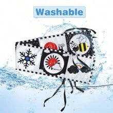 Foldable Portable Baby Cognition Book With Weather And Insect Themes