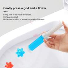 1/3/4 件马桶凝胶 14 支装马桶凝胶印章 4 种香味马桶清洁剂凝胶印章套装空气清新剂花香浴室除臭剂马桶清洁剂、贴纸、墙贴花、家居装饰乙烯基贴花、春季装饰物品让您的家焕然一新、拉玛装饰贴纸