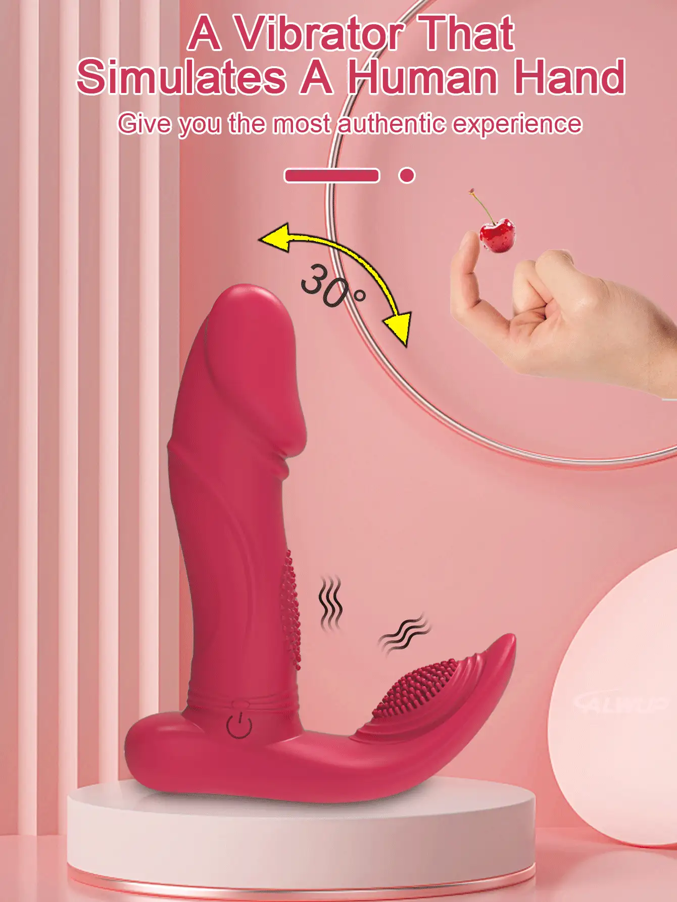 Vibrador portátil para mujer: Consoladores portátiles, Vibradores de clítoris y punto G, Estimulador versátil, Vibradores potentes, Vibrador silencioso con mando a distancia resistente al agua, Consoladores y vibradores para momentos íntimos y placenteros