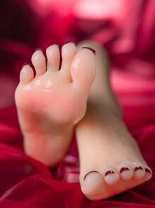 Veikmv Silicone Foot Mannequin Women Fake Foot Model Display Filming Props right foot - Army Green - View 1