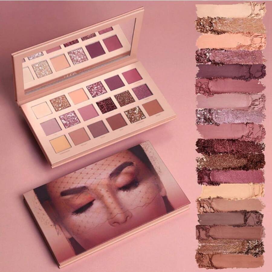 New 18-Color Desert Rose Opaque And Mute Earth Color Eyeshadow Disc - Multicolor - View 1
