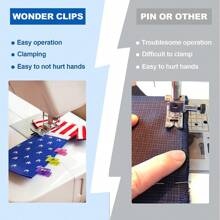 5pcs/set Colorful Sewing Clips, For Different Colored Quilt Clips, Used For Sewing And Quilting, Fabric Sewing Binding Craft Clips, Bag Clips, Sewing Tools(random Color Without Box) - 5 - View 8