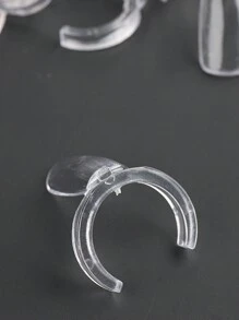 1包（50张）透明色环色卡，指甲油展示板色环卡，美甲颜色卡展示工具，美甲用品，美甲工具，美甲艺术工具，返校季，美甲，美甲贴片工具 - 杏色 - 查看 4