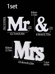 3入組婚禮派對裝飾物品