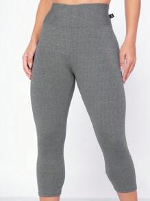 WOLFOX Plus Size Sports Leggings & Pants - Xám - Xem 2