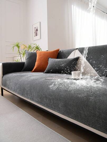 1pc Waterproof All Seasons Sofa Cushion With Simple Modern Style & Anti-slip, Suitable For L-shaped Sofa And 1/2/3/4 Seater Sofa