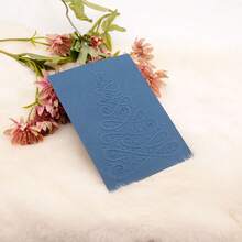 1入組透明塑料14.8cm*10.5cm星形和聖誕樹形的3d壓花模板 - 無色 - 查看 3