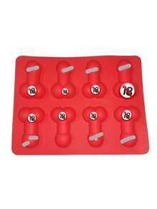 1pc Pink Bridal Shower Mold - Red - View 2