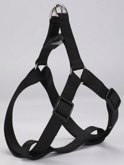 1pc Nylon Adjustable Pet Triangle Chest Strap Harness, Suitable For Indoor And Outdoor Use