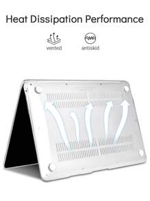 TECOOL Loại vỏ Che phủ Đối với Sách Không khí 13 M1 M2 2018-2020 A1932 A2337 Sự bảo vệ Vỏ cứng Đối với Không khí 13.6 Inch M3 2024 M2 A2681 2022 , 13 M1 M2 A2338 A2289 A2251 A2159 A1989 A1706 A1708 - tinh thể rõ ràng - Xem 6