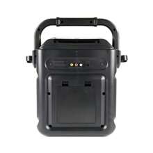 Groove Cube Hype Bluetooth, Stand Alone Karaoke Machine, LED Lights, SML712BK, Black - Black - View 4