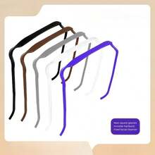 頭帶式洗臉固髮工具,可固定眼鏡和整理髮型,西式方形設計,尺寸15.5*14.5cm,重量約20.5克