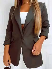 Max Blazer Alfaiataria - Preto - Visão 2