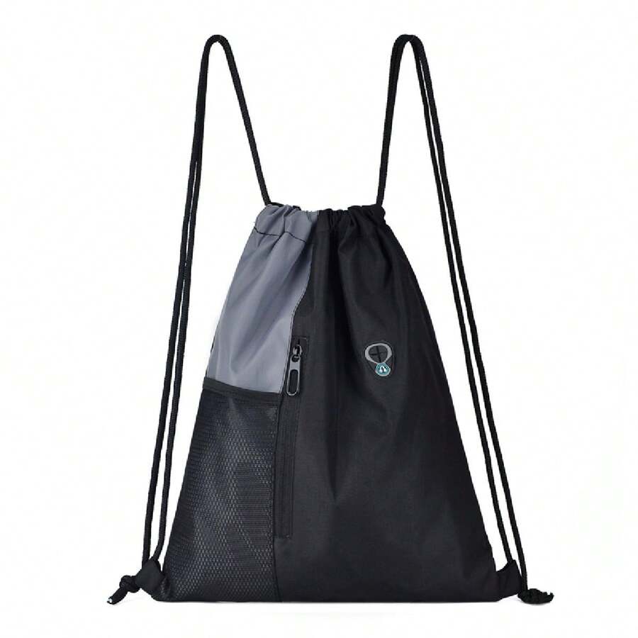 Mochila deportiva con detalle de cordón Bolsa deportiva Bolsa deportiva - Gris - Ver 1